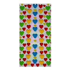 So Sweet And Hearty As Love Can Be Shower Curtain 36  X 72  (stall)  by pepitasart