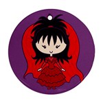 Lydia Deetz Bride Round Ornament Front