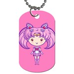 CutiE Chibimoon/Saturn Dog Tag (Two-sided)  Front