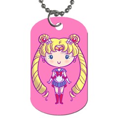 Cutie Moon/chibimoon Dog Tag (two-sided)  by Ellador