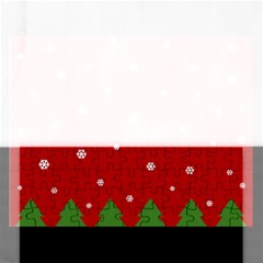 Christmas Pattern Rectangular Jigsaw Puzzl by Valentinaart