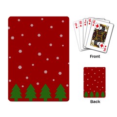 Christmas Pattern Playing Card by Valentinaart