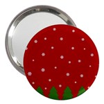 Christmas pattern 3  Handbag Mirrors Front