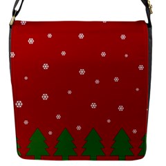 Christmas Pattern Flap Messenger Bag (s) by Valentinaart