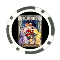 Vintage Santa Claus  Poker Chip Card Guard by Valentinaart