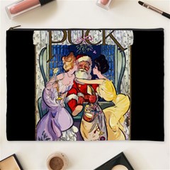 Vintage Santa Claus  Cosmetic Bag (xxxl)  by Valentinaart