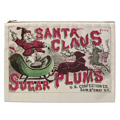 Vintage Santa Claus  Cosmetic Bag (xxl)  by Valentinaart