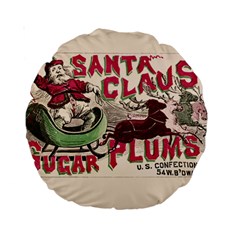 Vintage Santa Claus  Standard 15  Premium Round Cushions by Valentinaart