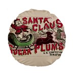 Vintage Santa Claus  Standard 15  Premium Round Cushions Front