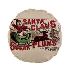 Vintage Santa Claus  Standard 15  Premium Flano Round Cushions by Valentinaart