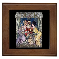 Vintage Santa Claus  Framed Tiles