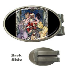 Vintage Santa Claus  Money Clips (Oval) 