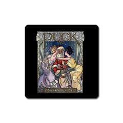 Vintage Santa Claus  Square Magnet