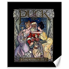 Vintage Santa Claus  Canvas 11  x 14  