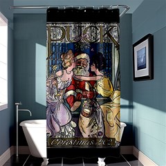 Vintage Santa Claus  Shower Curtain 36  x 72  (Stall) 