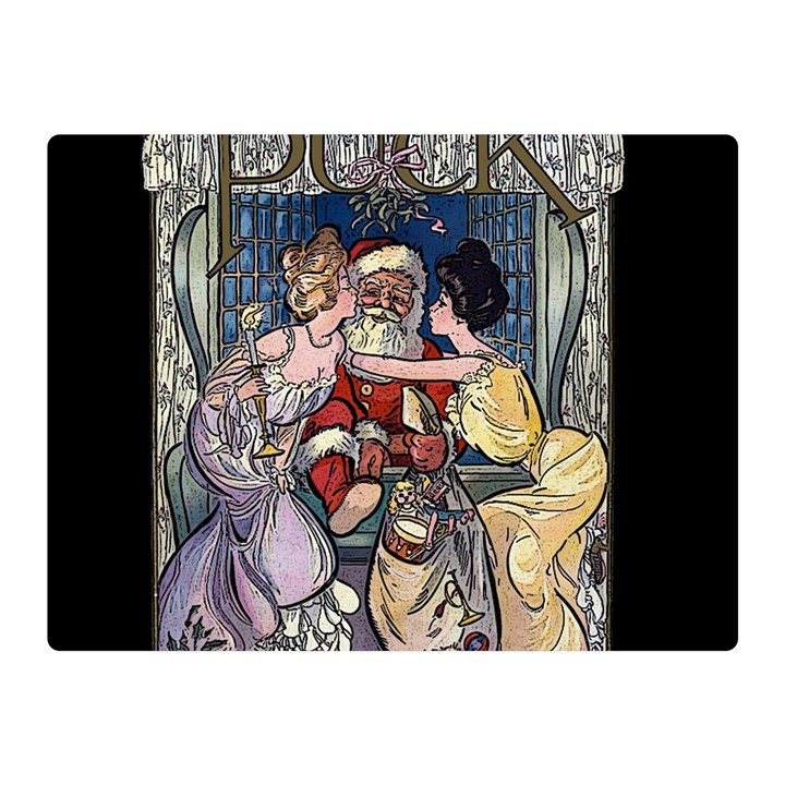 Vintage Santa Claus  Double Sided Flano Blanket (Mini) 