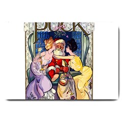 Vintage Santa Claus  Large Doormat 