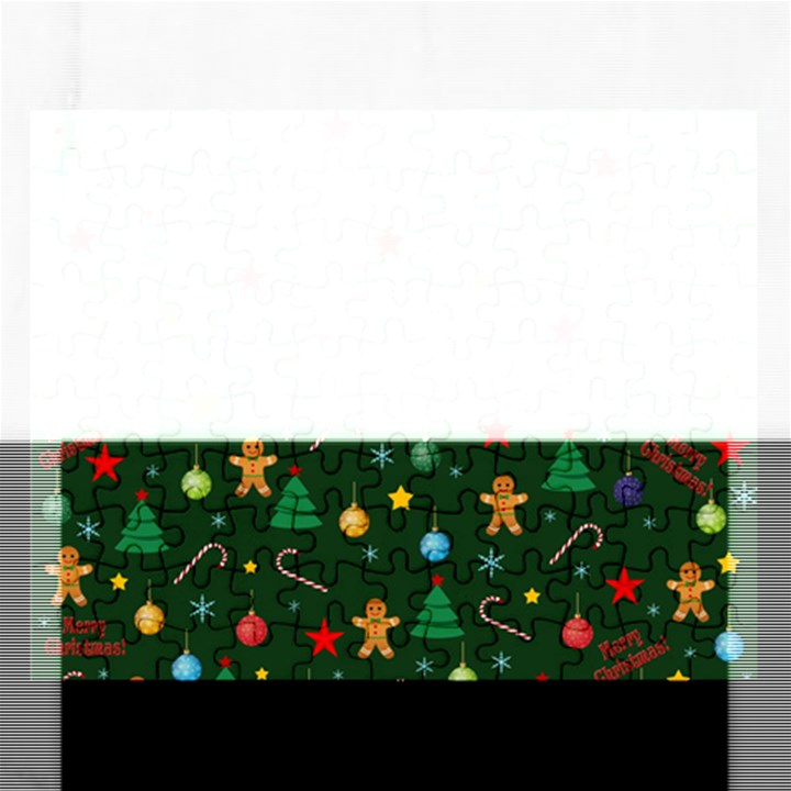 Christmas pattern Rectangular Jigsaw Puzzl