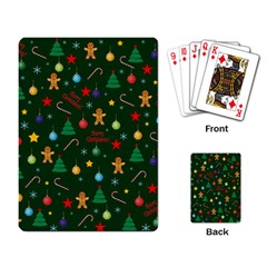 Christmas Pattern Playing Card by Valentinaart