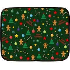 Christmas Pattern Fleece Blanket (mini) by Valentinaart