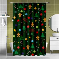 Christmas Pattern Shower Curtain 48  X 72  (small)  by Valentinaart