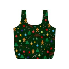 Christmas Pattern Full Print Recycle Bags (s)  by Valentinaart