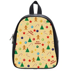 Christmas Pattern School Bag (small) by Valentinaart