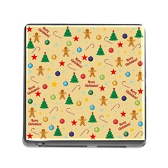 Christmas Pattern Memory Card Reader (square) by Valentinaart