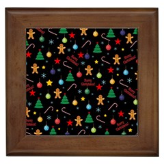 Christmas pattern Framed Tiles