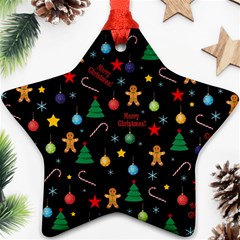 Christmas pattern Ornament (Star)