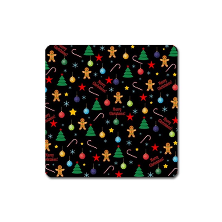 Christmas pattern Square Magnet