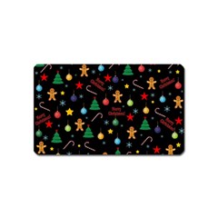 Christmas pattern Magnet (Name Card)