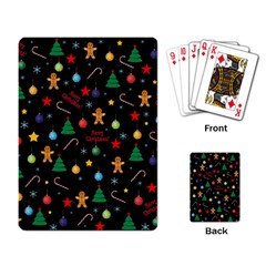 Christmas Pattern Playing Card by Valentinaart