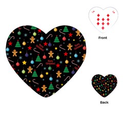 Christmas pattern Playing Cards (Heart) 