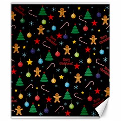 Christmas Pattern Canvas 20  X 24   by Valentinaart