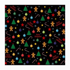 Christmas Pattern Medium Glasses Cloth by Valentinaart