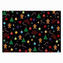 Christmas pattern Large Glasses Cloth