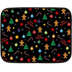 Christmas pattern Double Sided Fleece Blanket (Mini) 