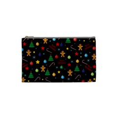 Christmas Pattern Cosmetic Bag (small)  by Valentinaart