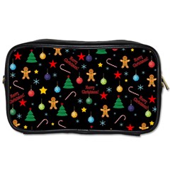 Christmas pattern Toiletries Bags 2-Side