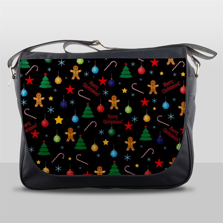 Christmas pattern Messenger Bags