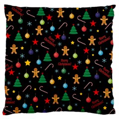 Christmas pattern Large Flano Cushion Case (Two Sides)