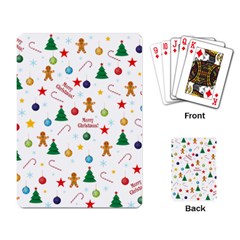 Christmas Pattern Playing Card by Valentinaart