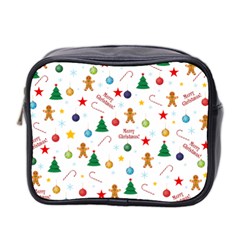 Christmas Pattern Mini Toiletries Bag 2-side by Valentinaart