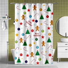 Christmas Pattern Shower Curtain 48  X 72  (small)  by Valentinaart