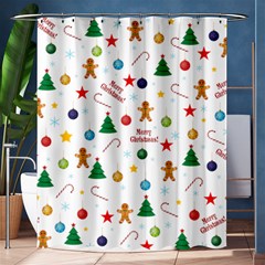 Christmas Pattern Shower Curtain 60  X 72  (medium)  by Valentinaart