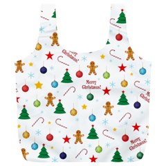 Christmas Pattern Full Print Recycle Bags (l)  by Valentinaart