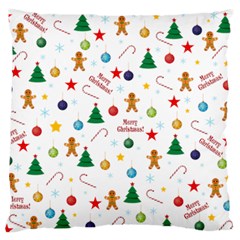 Christmas Pattern Standard Flano Cushion Case (two Sides) by Valentinaart