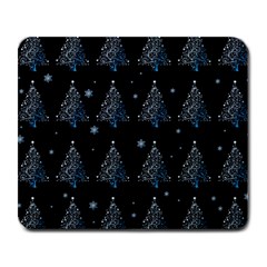 Christmas Tree - Pattern Large Mousepads by Valentinaart