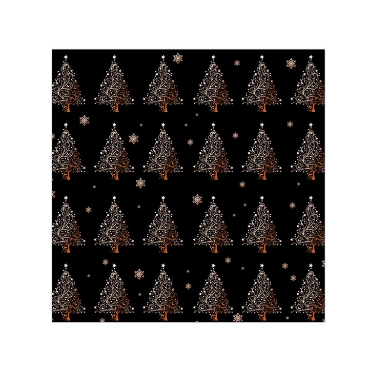 Christmas tree - pattern Small Satin Scarf (Square)